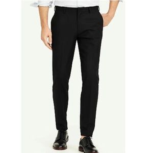 J. CREW Ludlow Slim-Fit Black Wool Pant